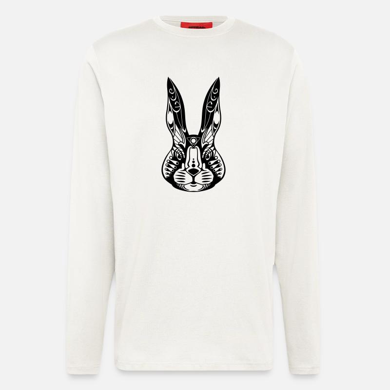 Mr. Bunny - Langarmshirt - made by SPREAD  - OFF WHITE