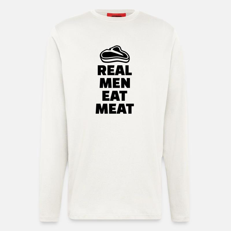 Fleisch - Langarmshirt - made by SPREAD  - OFF WHITE
