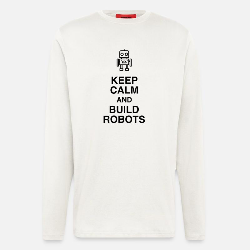 Robotics Robot Robotik Robotique Roboter - Longsleeve - made by SPREAD  - OFF WHITE