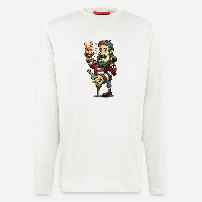 Hamburg - Langarmshirt - made by SPREAD  - OFF WHITE