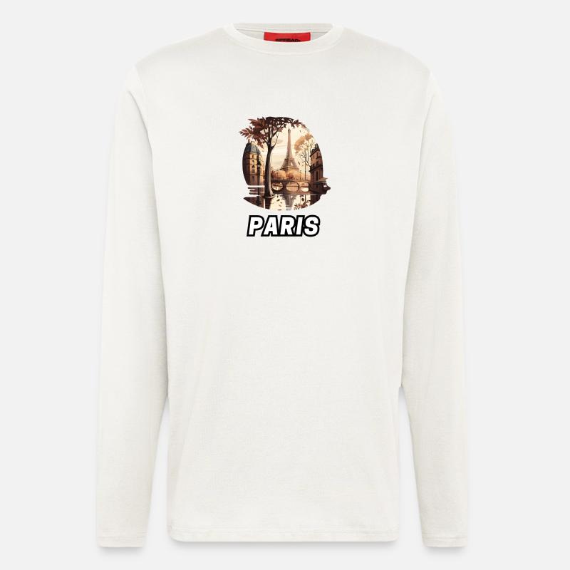 Paris - Langarmshirt - made by SPREAD  - OFF WHITE