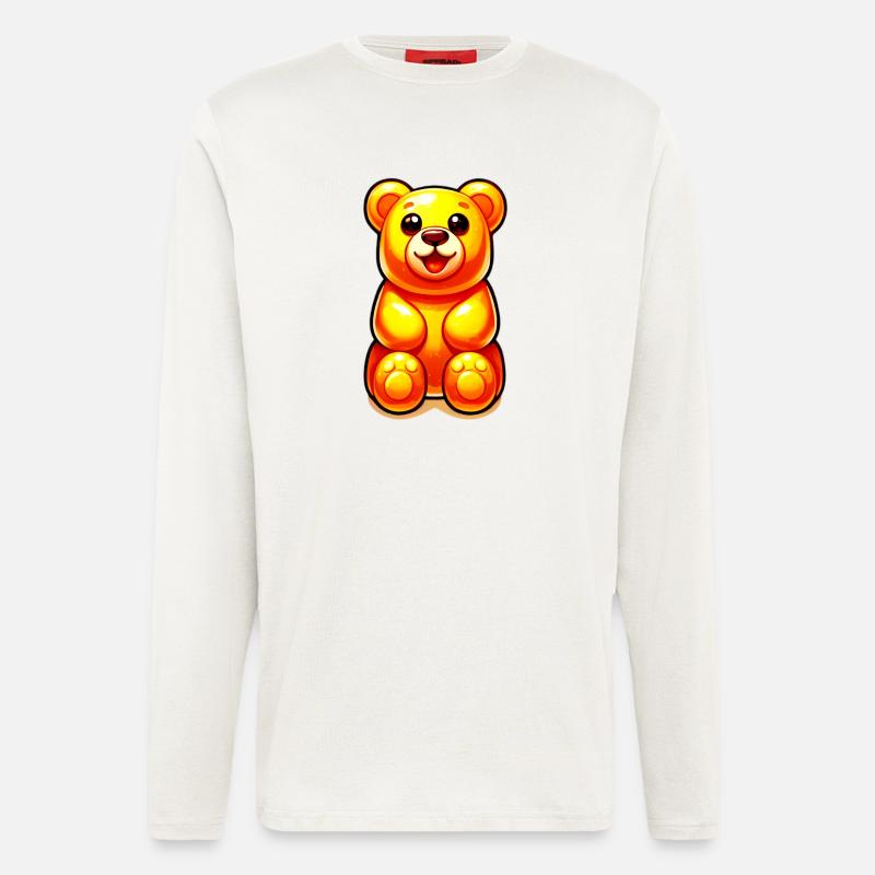 Teddybär - Langarmshirt - made by SPREAD  - OFF WHITE