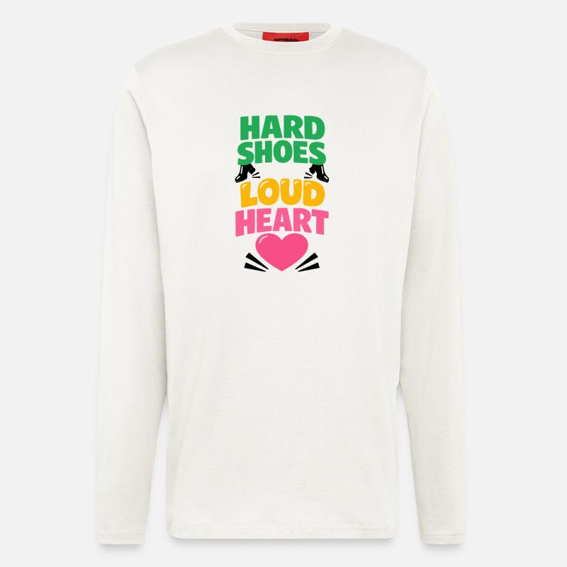 Irish Dance Step-dancing Celtic Fan - Longsleeve - made by SPREAD  - OFF WHITE