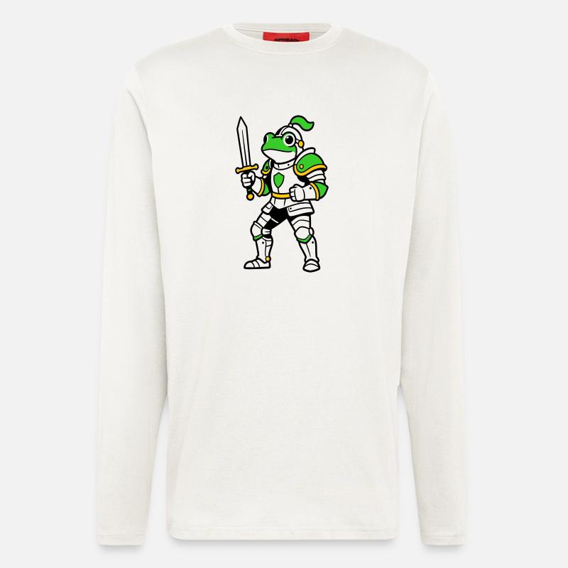 Froschritter - Langarmshirt - made by SPREAD  - OFF WHITE
