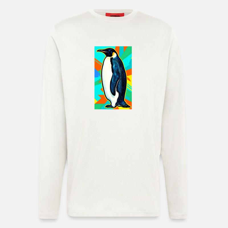 penguin - Longsleeve - made by SPREAD - OFF WHITE