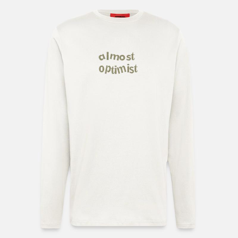 optimist 3 - Langarmshirt - made by SPREAD  - OFF WHITE