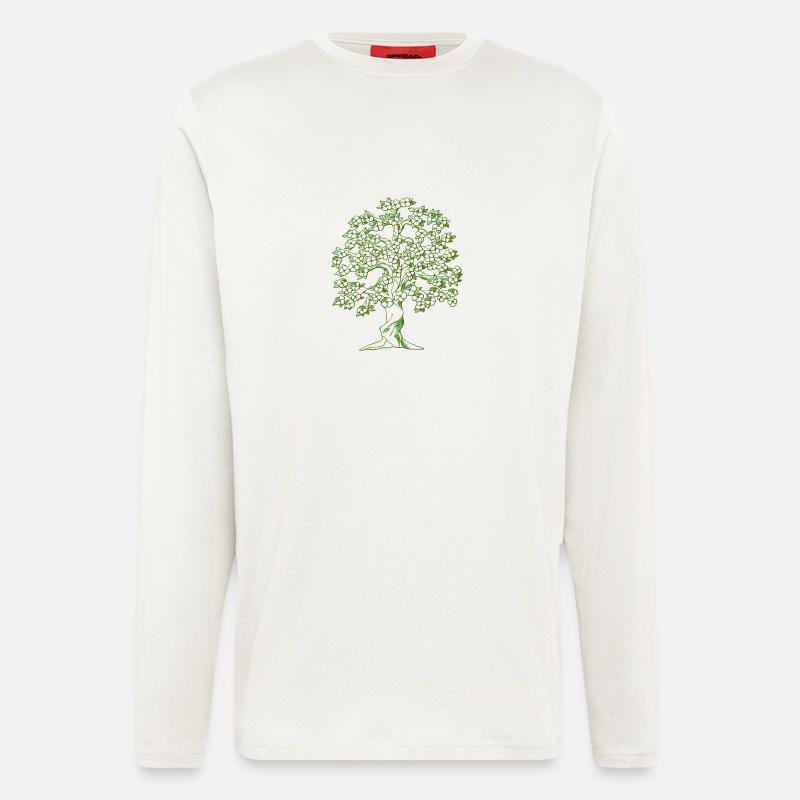 Tree drawing - Longsleeve - made by SPREAD  - OFF WHITE