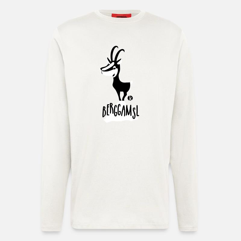 Gämse - Berggamsl - Langarmshirt - made by SPREAD  - OFF WHITE