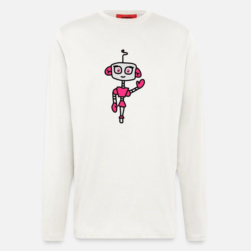 robogirl_3c - Langarmshirt - made by SPREAD  - OFF WHITE