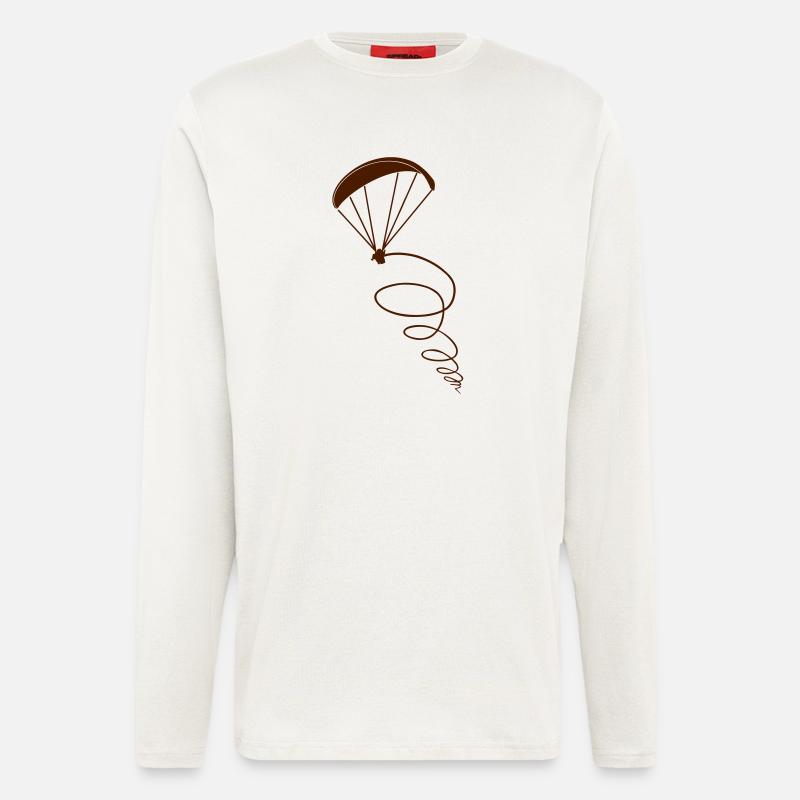 thermik gleitschirmfliege Geschenk - Langarmshirt - made by SPREAD  - OFF WHITE