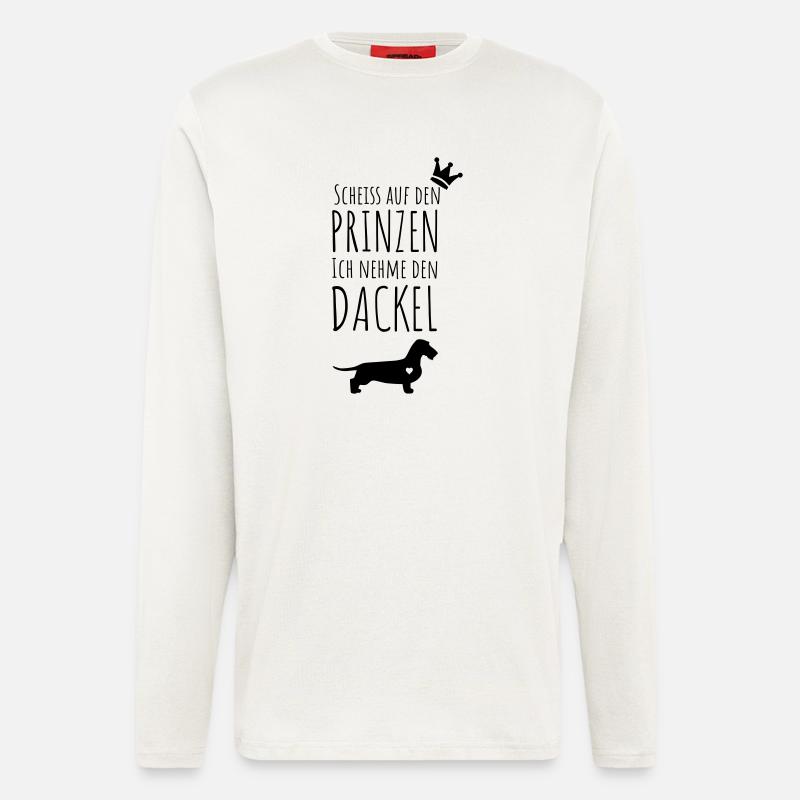 Prinz & Dackel - Langarmshirt - made by SPREAD  - OFF WHITE