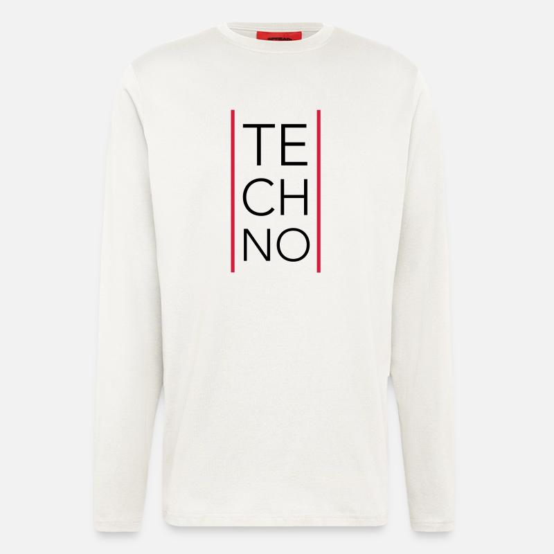 Techno - Longsleeve - made by SPREAD  - OFF WHITE