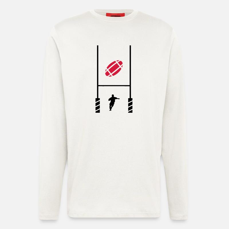 Rugby-Test 2 - Langarmshirt - made by SPREAD  - OFF WHITE