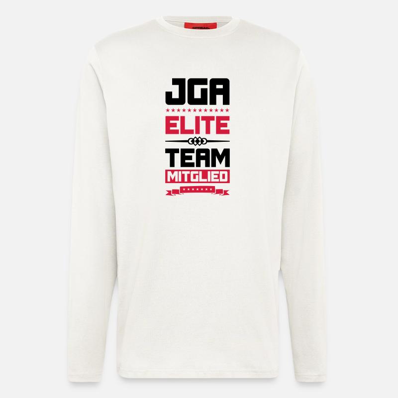 jga elite team - Langarmshirt - made by SPREAD  - OFF WHITE
