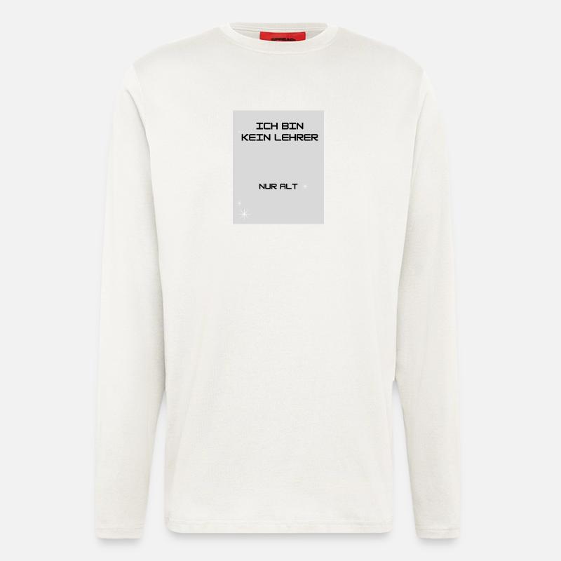 Lehrer - Langarmshirt - made by SPREAD  - OFF WHITE