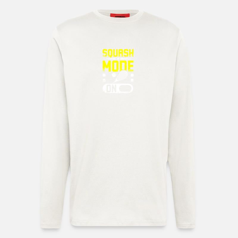 Squash mode on - Langarmshirt - made by SPREAD  - OFF WHITE