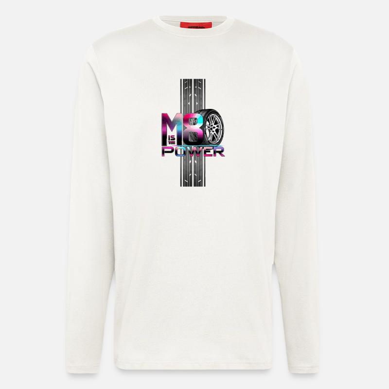 M8 Power - Langarmshirt - made by SPREAD  - OFF WHITE
