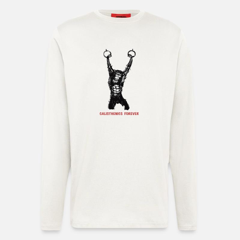 Calisthenics Evolution - Gymnastics Rings - Longsleeve - made by SPREAD  - OFF WHITE