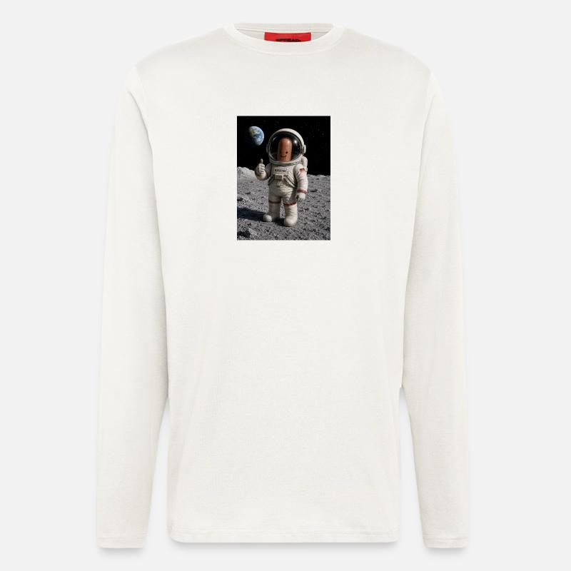 Astronaut Würstchen 1 - Langarmshirt - made by SPREAD - OFF WHITE