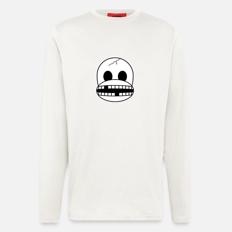 Skeleton Monkey - Longsleeve - made by SPREAD  - OFF WHITE