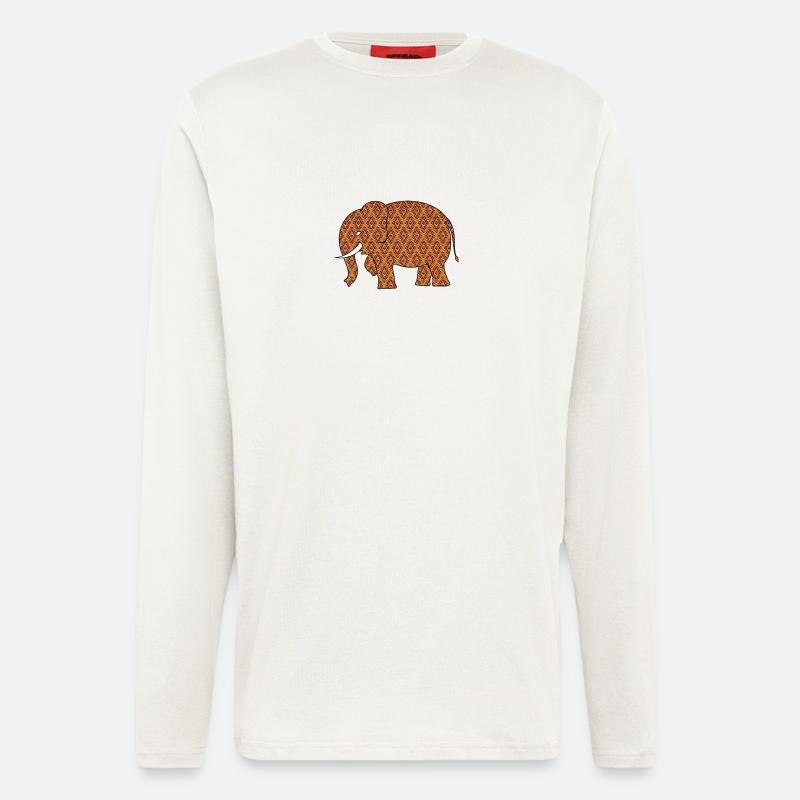 Elephant - Longsleeve - made by SPREAD  - OFF WHITE