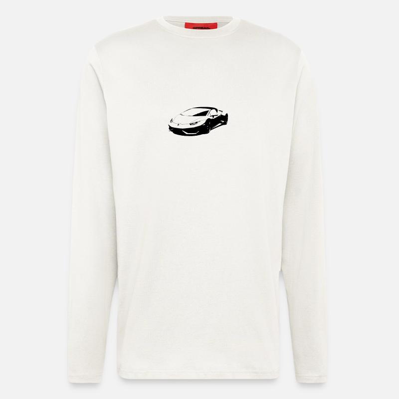 Schattenauto - Langarmshirt - made by SPREAD  - OFF WHITE