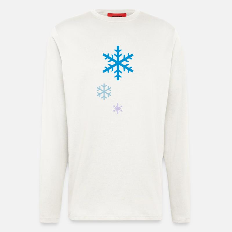 snowflakes - Langarmshirt - made by SPREAD - OFF WHITE