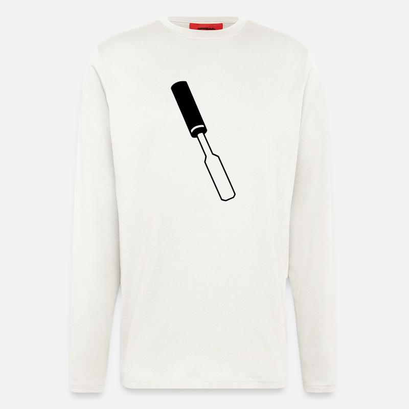 Gouge / Chisels / Tools - Longsleeve - made by SPREAD  - OFF WHITE