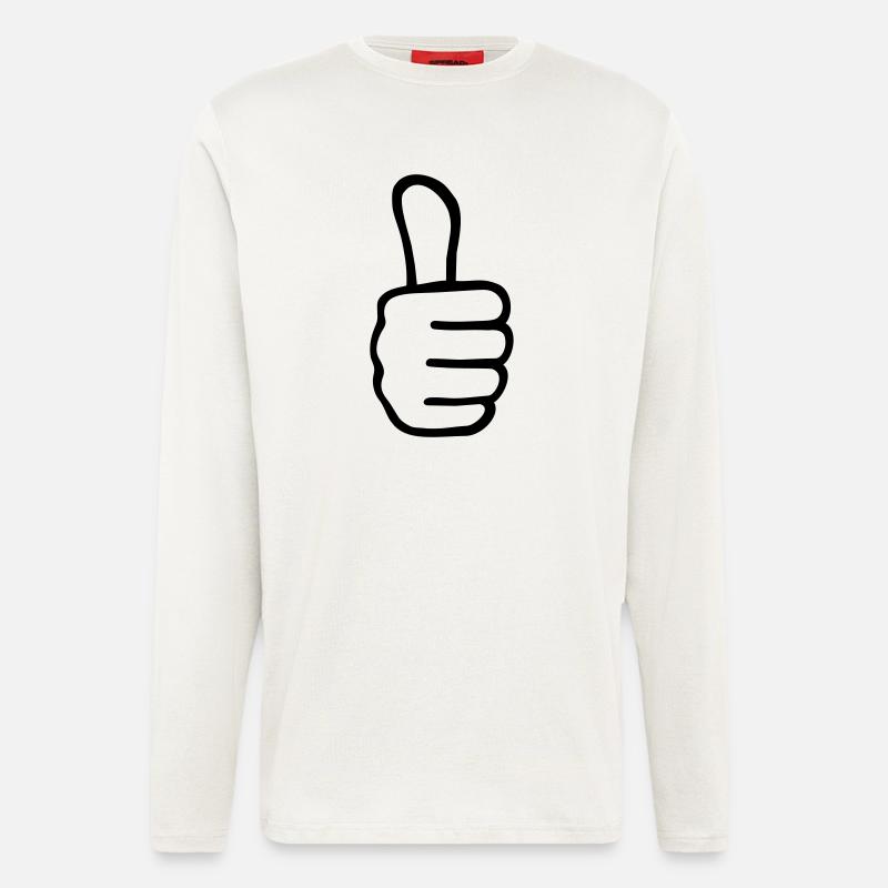 Daumen - Langarmshirt - made by SPREAD  - OFF WHITE