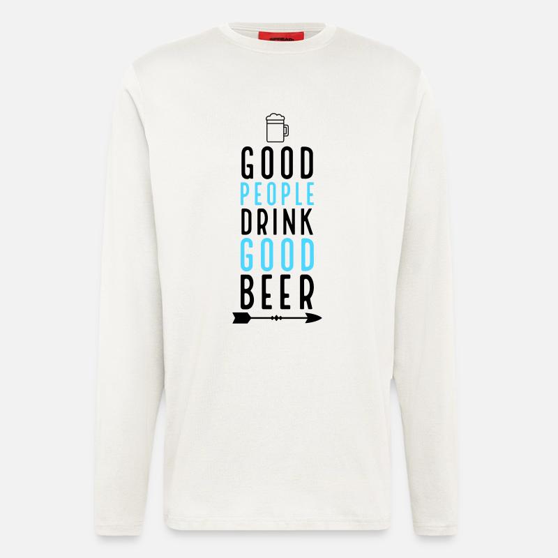 Bier - Langarmshirt - made by SPREAD - OFF WHITE