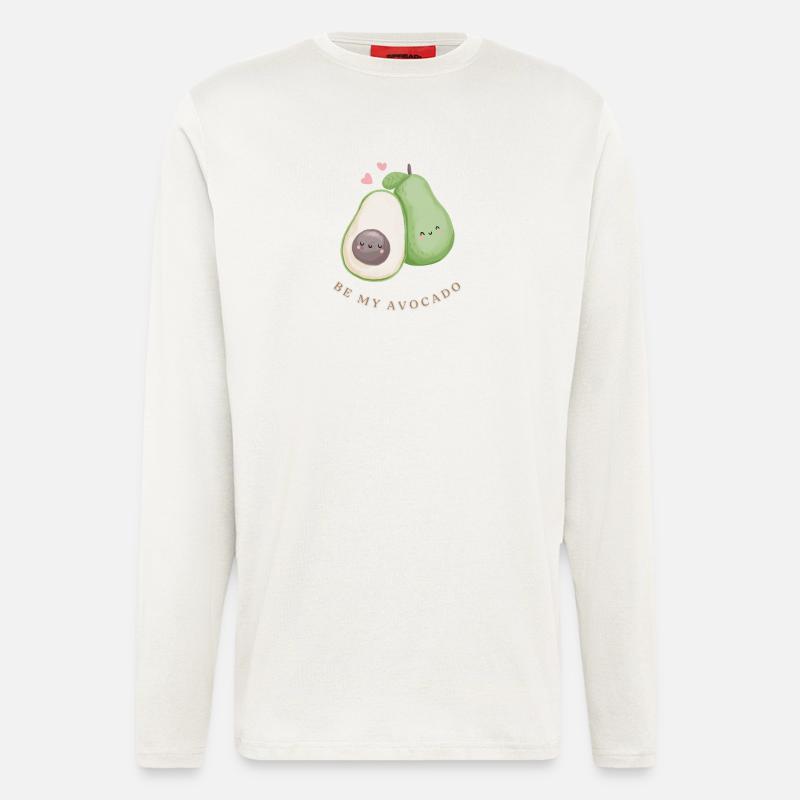 Be my avocado - Langarmshirt - made by SPREAD  - OFF WHITE