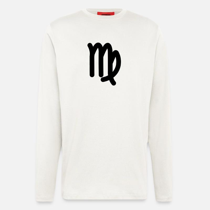 Sternzeichen Jungfrau Jungfrau - Langarmshirt - made by SPREAD - OFF WHITE