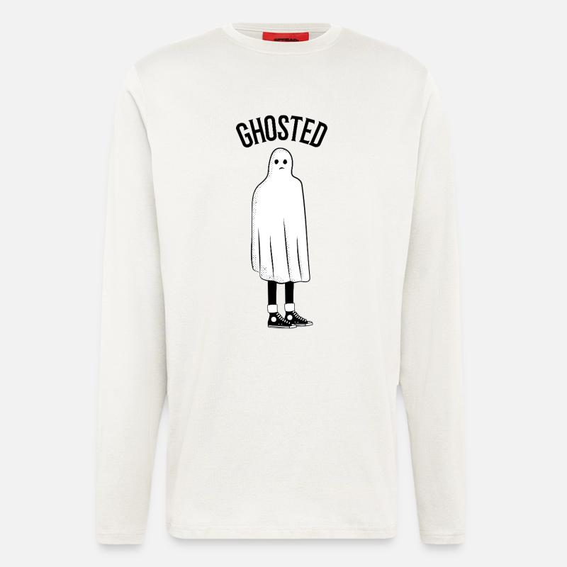 Ghosted Sad Ghost - Longsleeve - made by SPREAD  - OFF WHITE