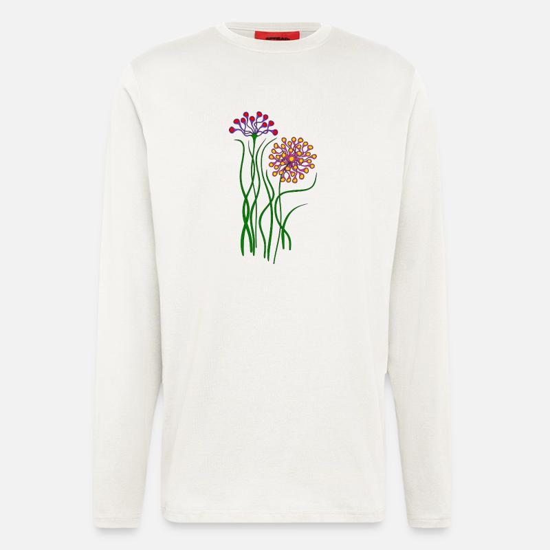 Flowers - Longsleeve - made by SPREAD - OFF WHITE