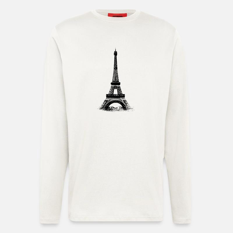 Eiffel tower - Longsleeve - made by SPREAD - OFF WHITE