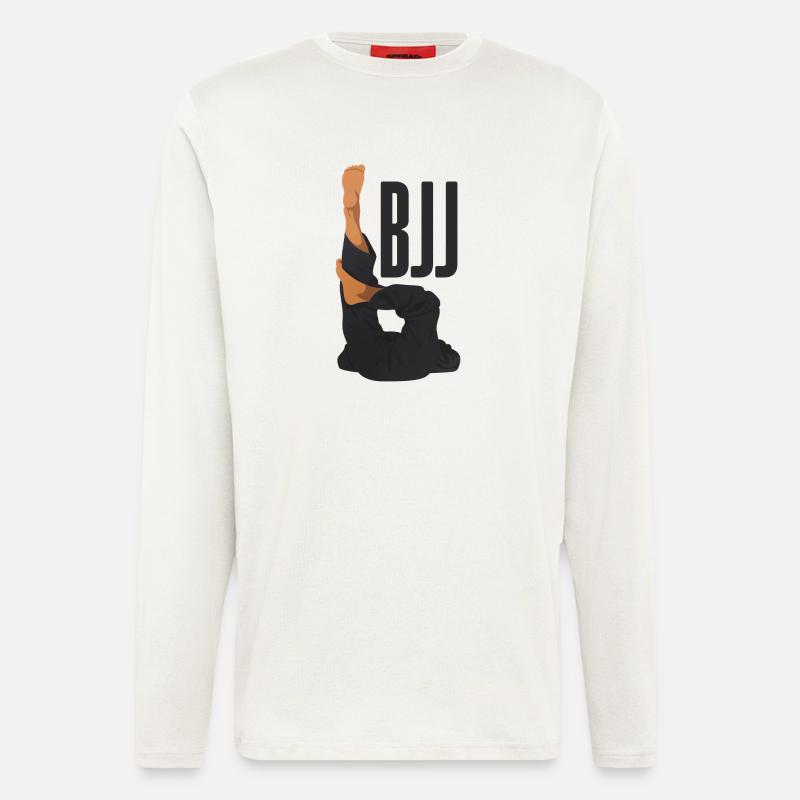 BJJ Techniques: Triangle - Longsleeve - made by SPREAD - OFF WHITE