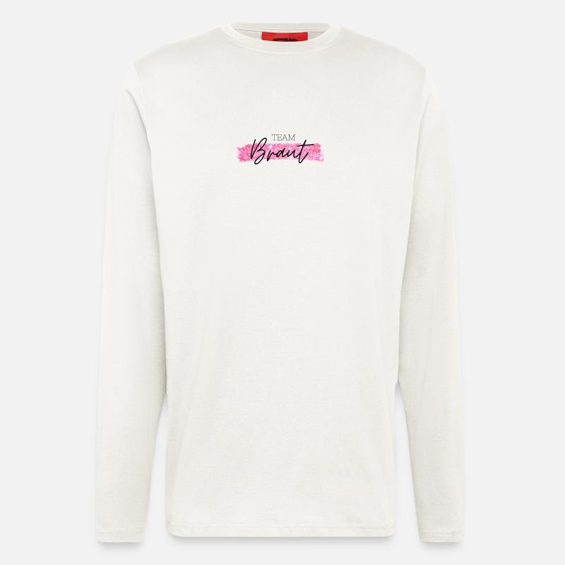 Team Braut pink - Langarmshirt - made by SPREAD  - OFF WHITE