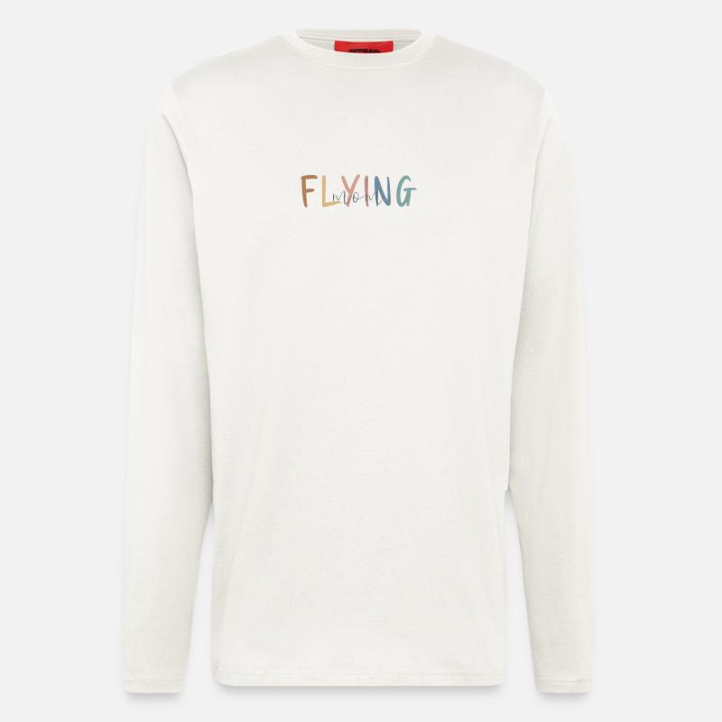Flight Attendant Gift - Mother's Day Gift - Longsleeve - made by SPREAD  - OFF WHITE