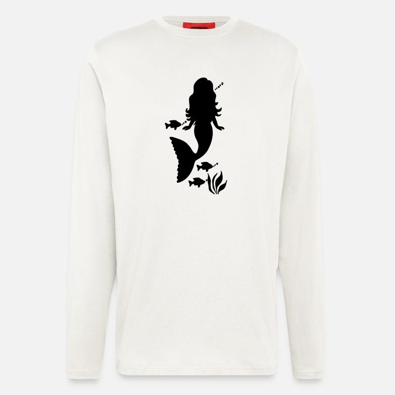 mermaid - Langarmshirt - made by SPREAD  - OFF WHITE