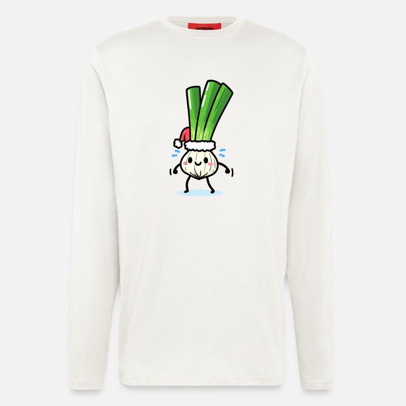 St. Nicholas Cute Spring Onion - Longsleeve - made by SPREAD  - OFF WHITE