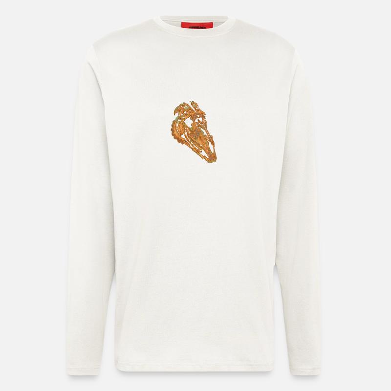 Spitze Schädel - Langarmshirt - made by SPREAD  - OFF WHITE