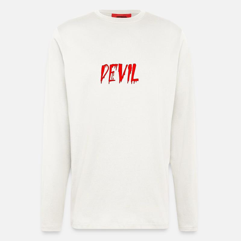 devil - Longsleeve - made by SPREAD  - OFF WHITE