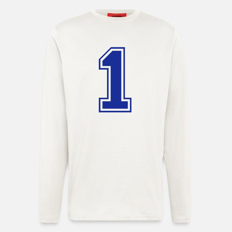 1 - Nummer - Zahl - Langarmshirt - made by SPREAD  - OFF WHITE