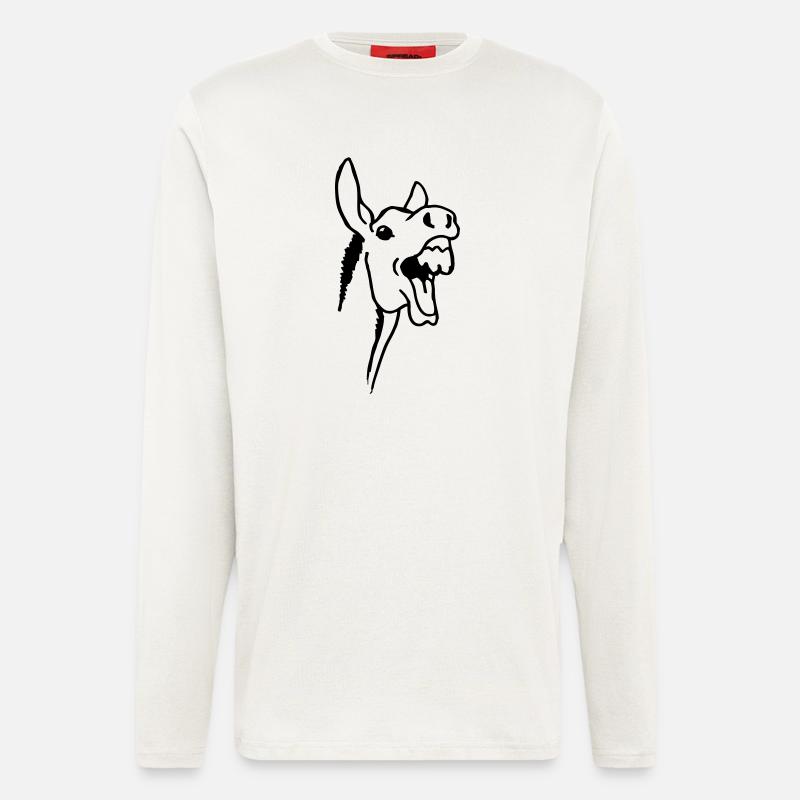Esel - Langarmshirt - made by SPREAD  - OFF WHITE