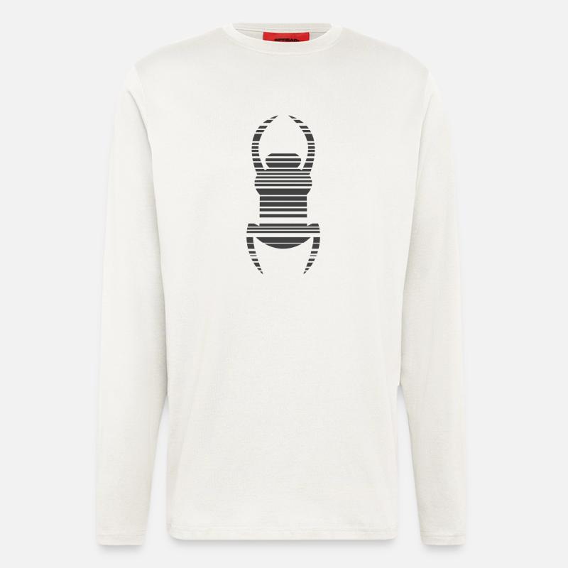 Geocaching Bug - Langarmshirt - made by SPREAD  - OFF WHITE