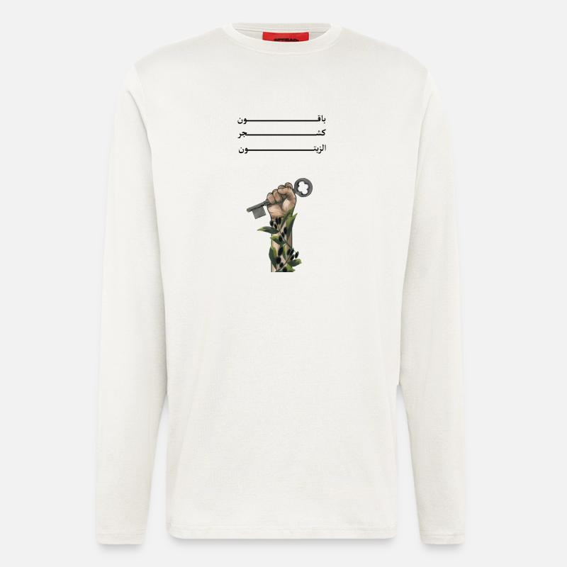 Solid like Oliven trees - Longsleeve - made by SPREAD  - OFF WHITE