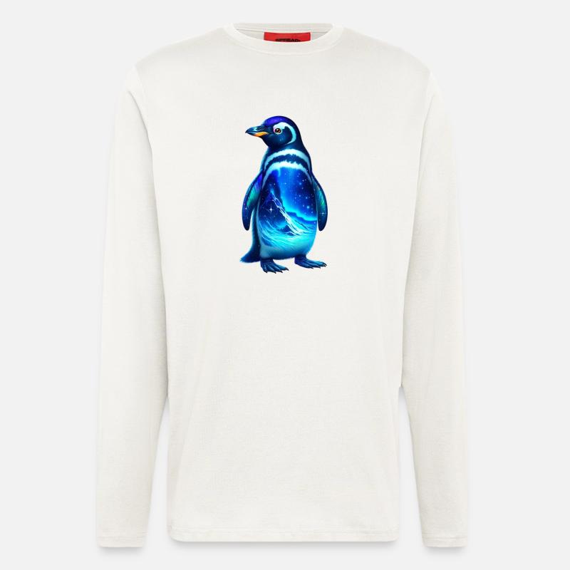 Pinguin - Langarmshirt - made by SPREAD  - OFF WHITE