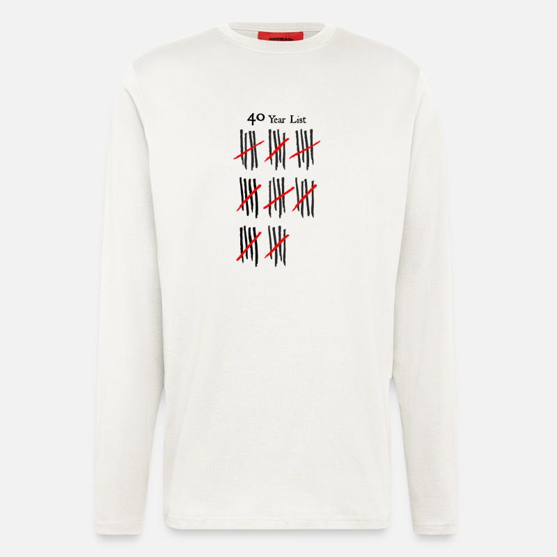 Abstract Crosshatch and Stripe Pattern - Longsleeve - made by SPREAD  - OFF WHITE
