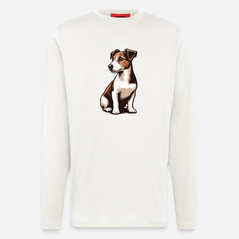 Jack Russell Terrier - Longsleeve - made by SPREAD - OFF WHITE