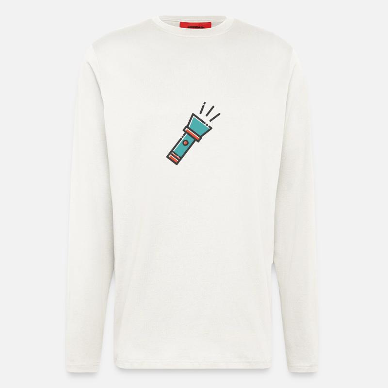 flashlight - Longsleeve - made by SPREAD  - OFF WHITE